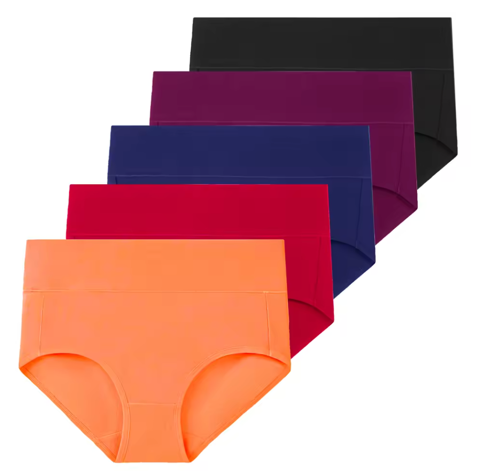 5-Pack High Waisted Comfort Cotton Underwear