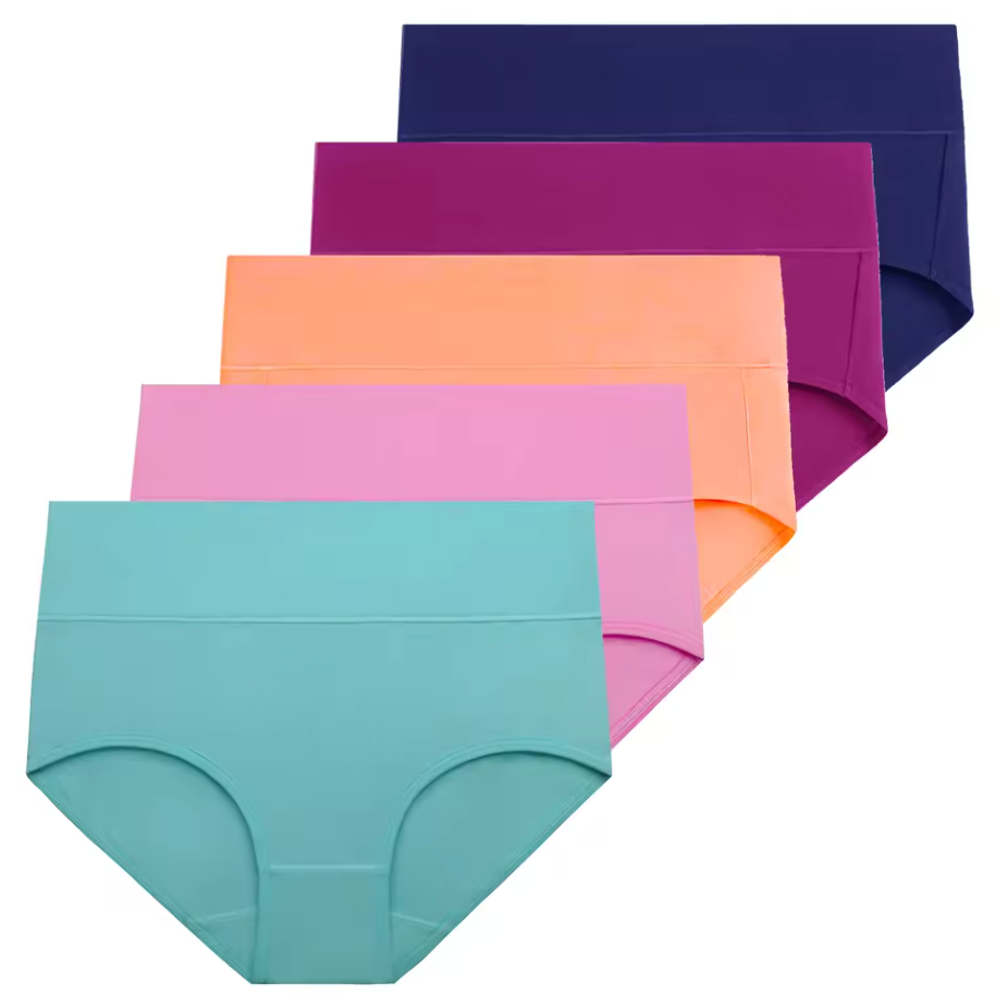 5-Pack High Waisted Comfort Cotton Underwear