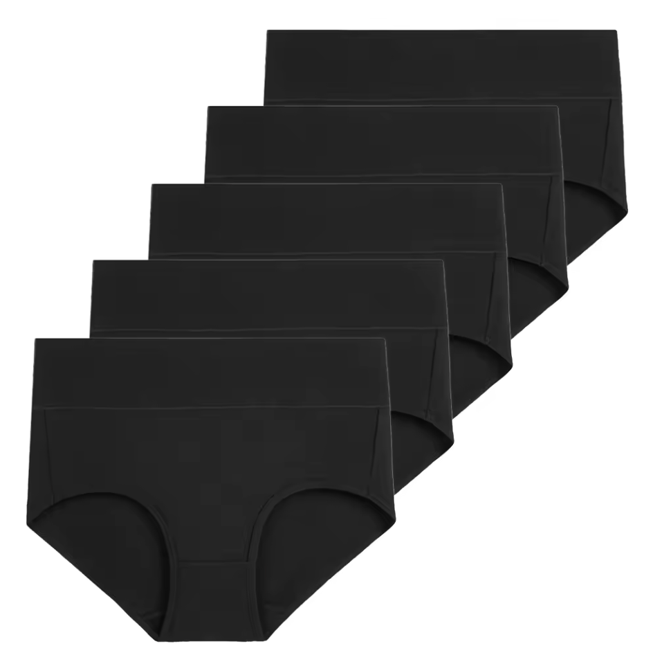 5-Pack High Waisted Comfort Cotton Underwear