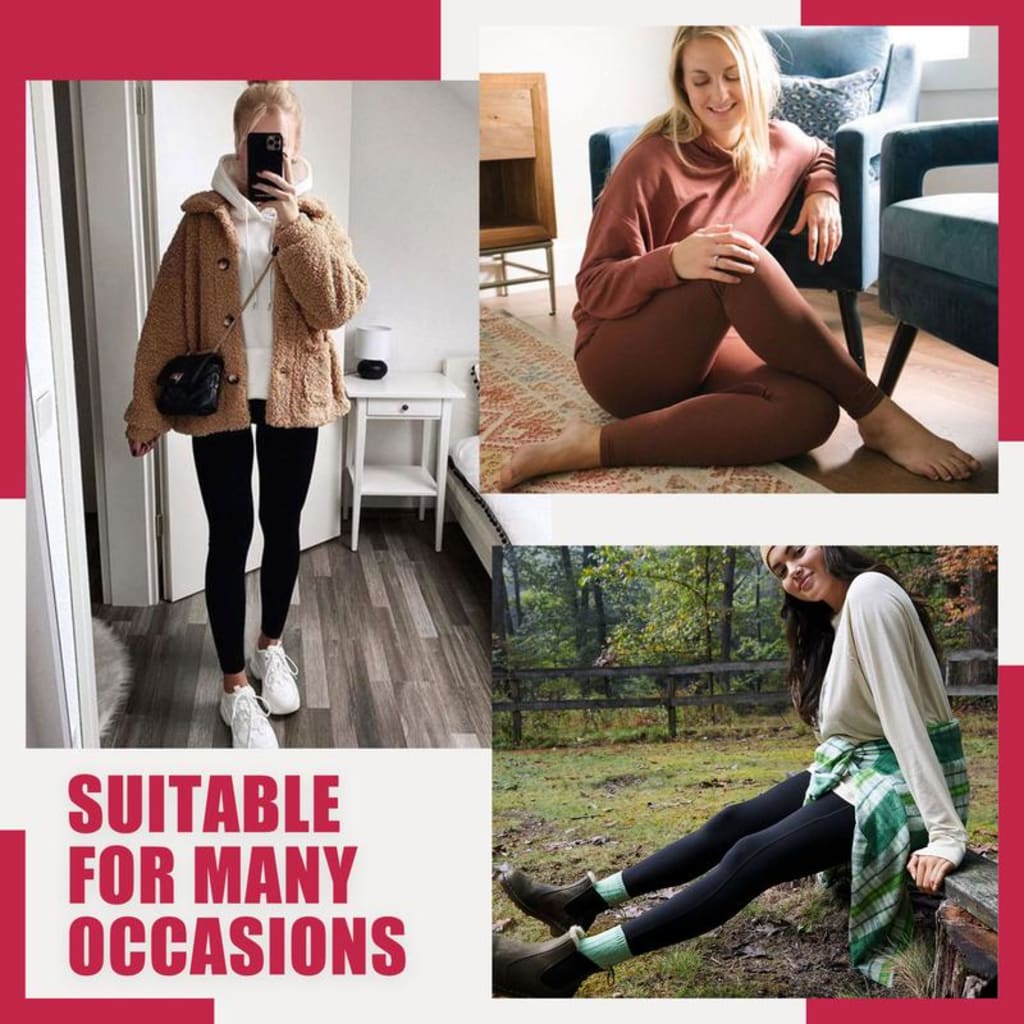 High Waisted Fleece Leggings