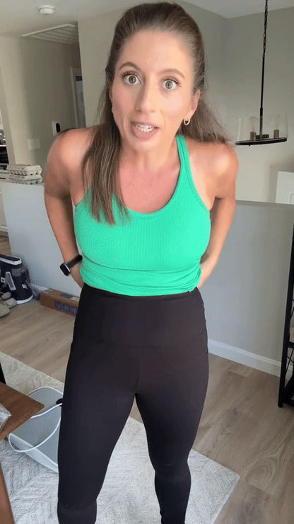High Waisted Fleece Leggings