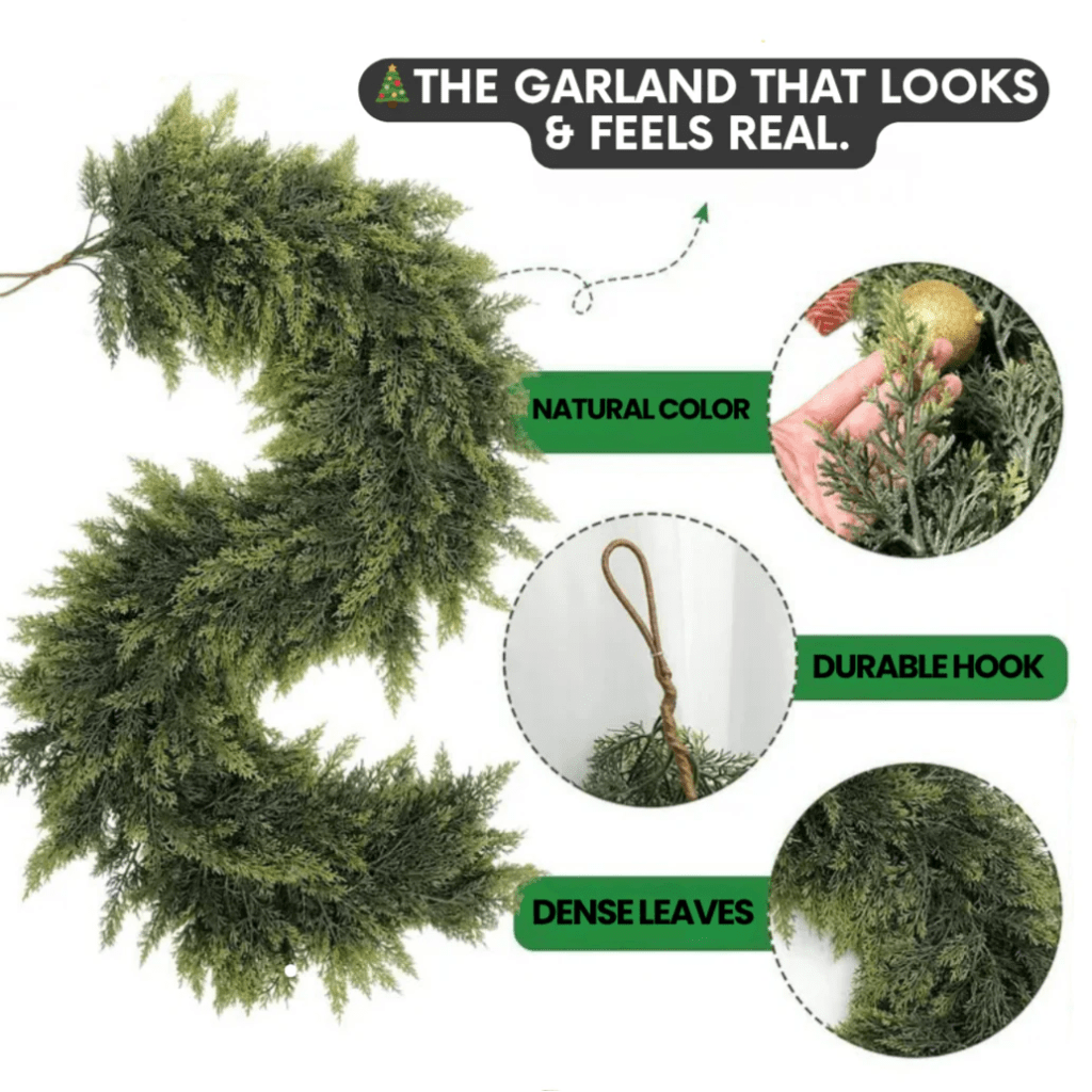 Kami™ 9'ft Cedar Garlands