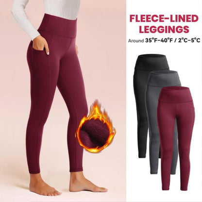 High Waisted Fleece Leggings