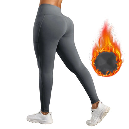 High Waisted Fleece Leggings