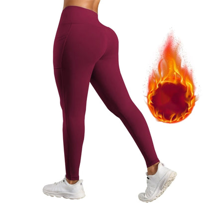 High Waisted Fleece Leggings