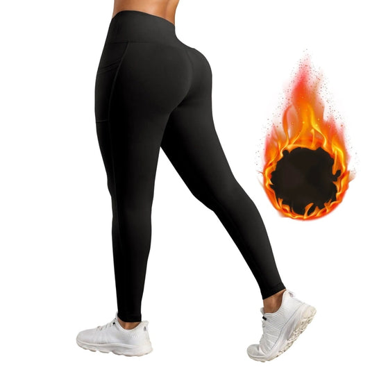 High Waisted Fleece Leggings